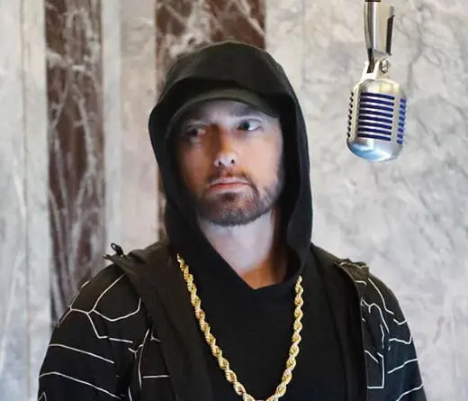 Eminem lanz un disco y en una cancin samplea un tema de  Spinetta.